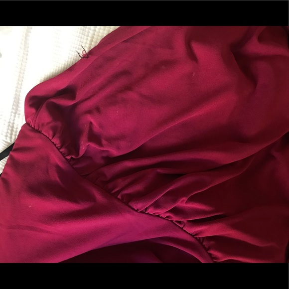 LAST CHANCE 10/13๐ธ BCBGeneration | Cross Front Halter Dress in Purple Berry - Picture 7 of 8